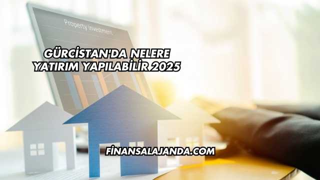 Gürcistan'da Nelere Yatırım Yapılabilir 2025