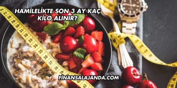 Hamilelikte Son 3 Ay Kaç Kilo Alınır?