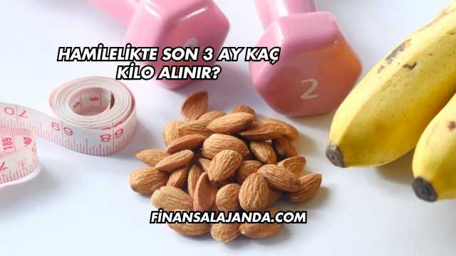 Hamilelikte Son 3 Ay Kaç Kilo Alınır?